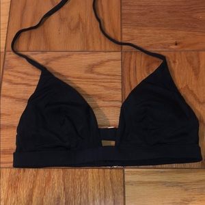 Victoria’s Secret black halter bikini top